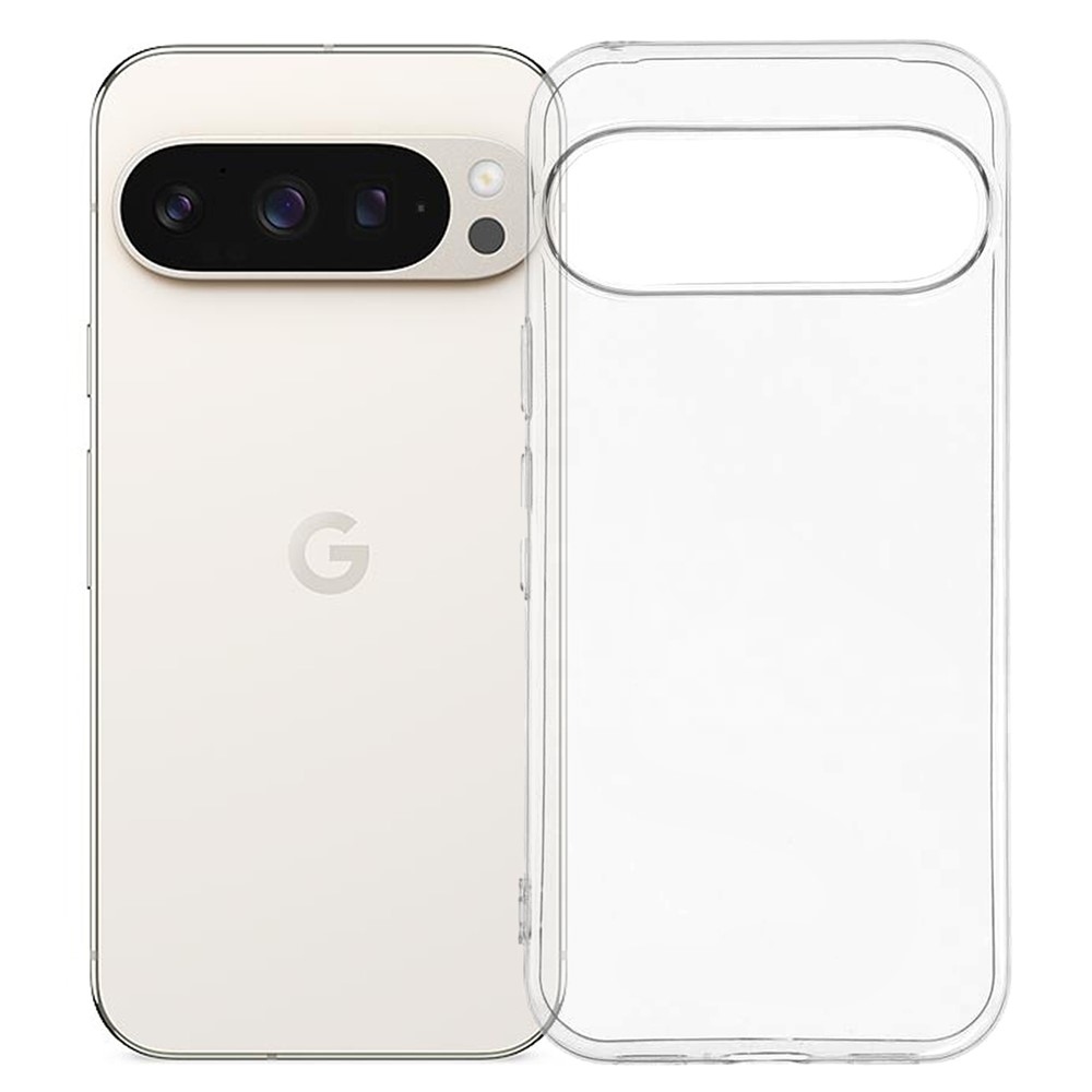 Átlátszó zselés tok a Google Pixel 10 Pro XL számára - átlátszó