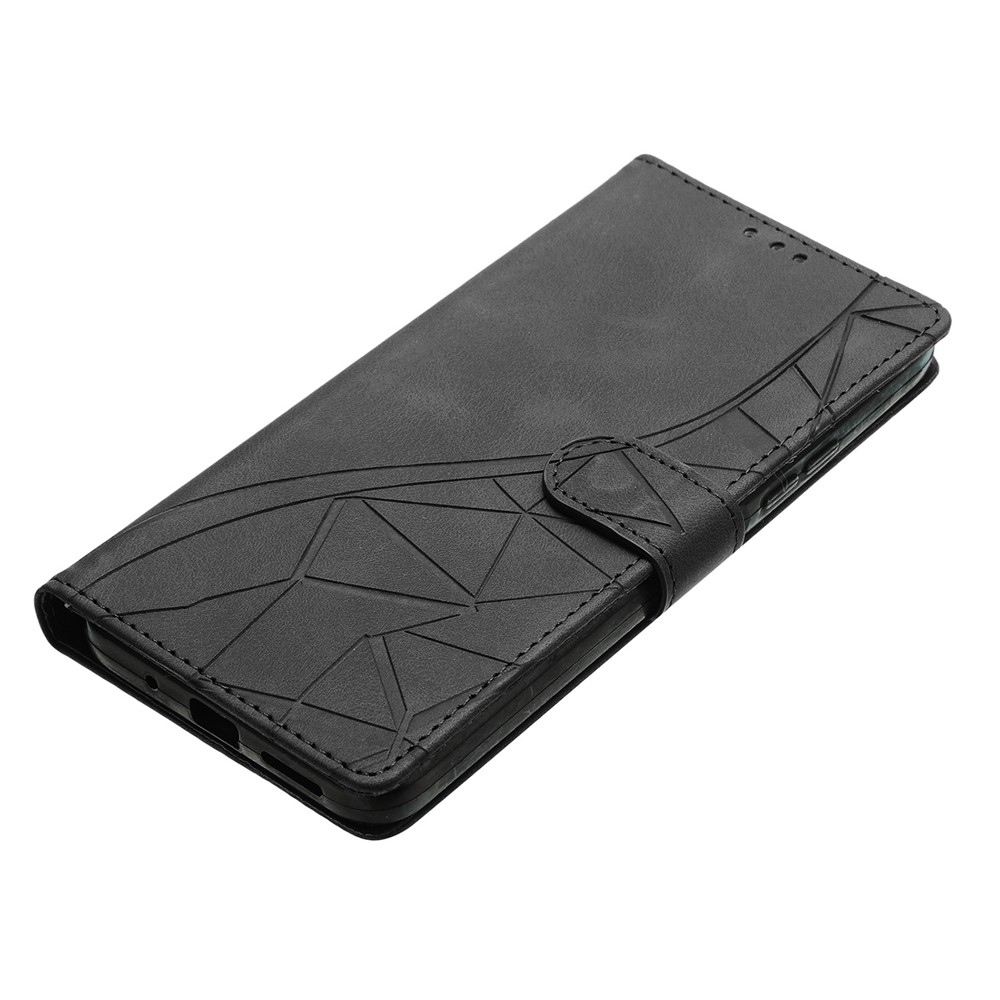 Háromszögek könyv tok Xiaomi 15T Pro-hoz - fekete