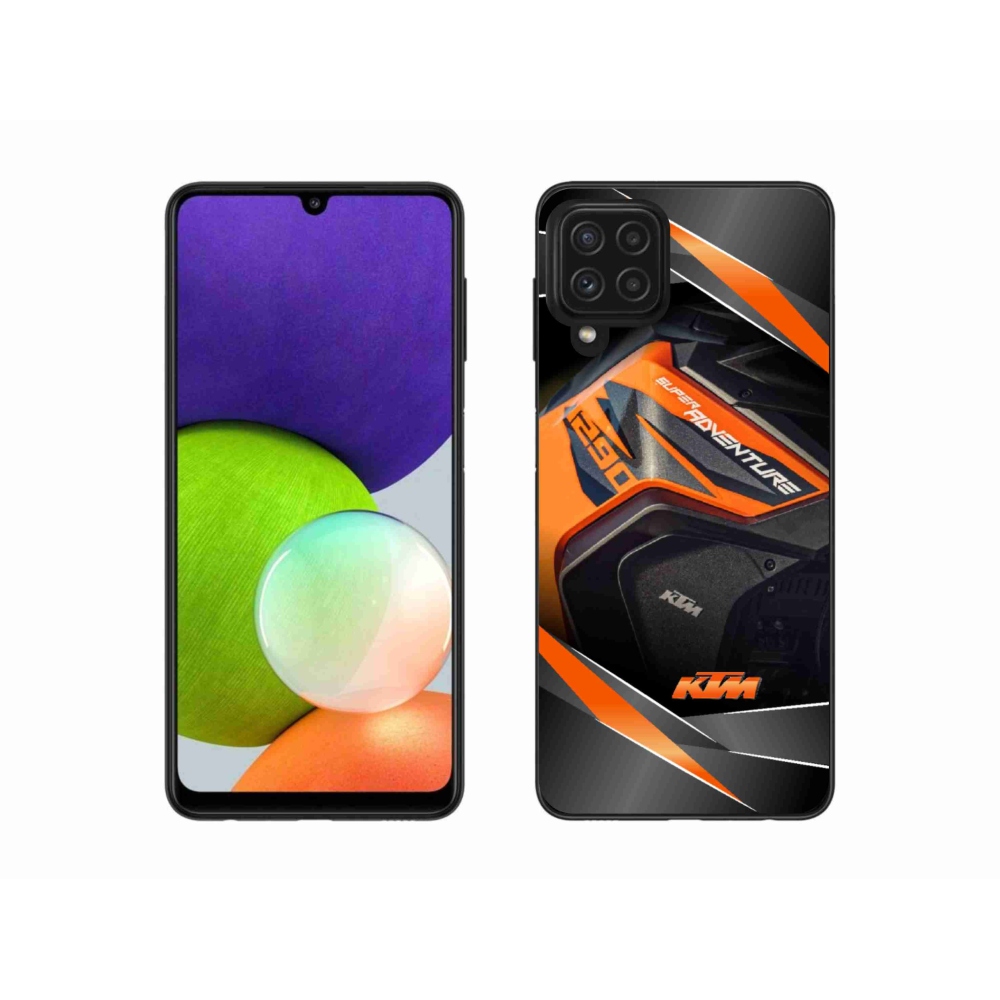 Gél védőhuzat mmCase Samsung Galaxy A22 4G - motoros ktm