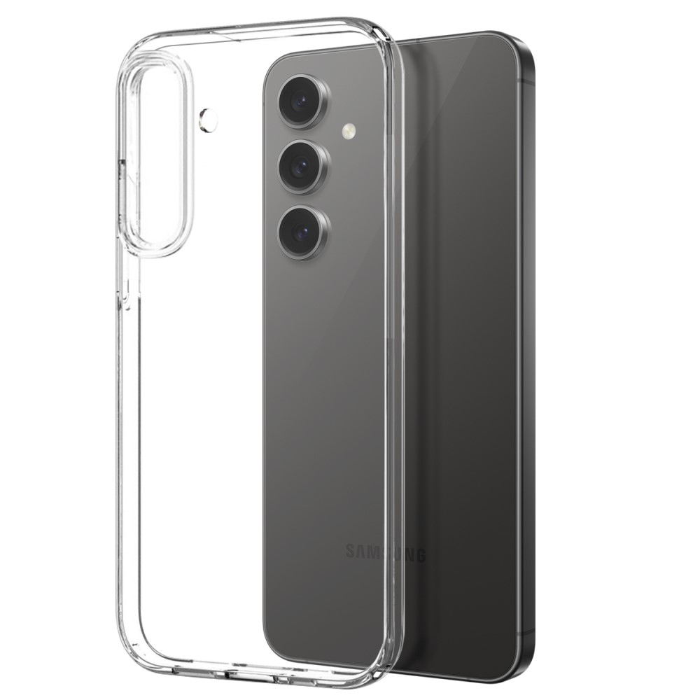 NORTHJO átlátszó gél tok + edzett üveg Samsung Galaxy S25+ - átlátszó