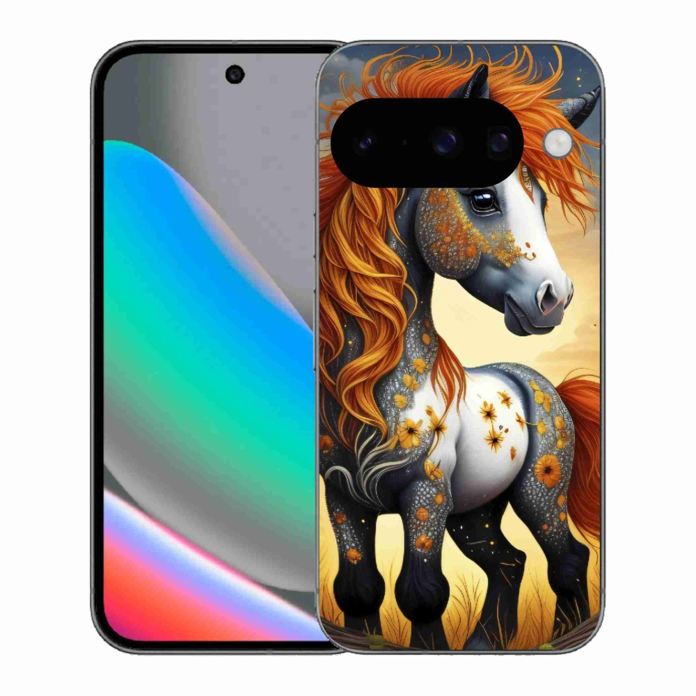 Zselés borítás mmCase a Google Pixel 10 készülékhez - színes póni