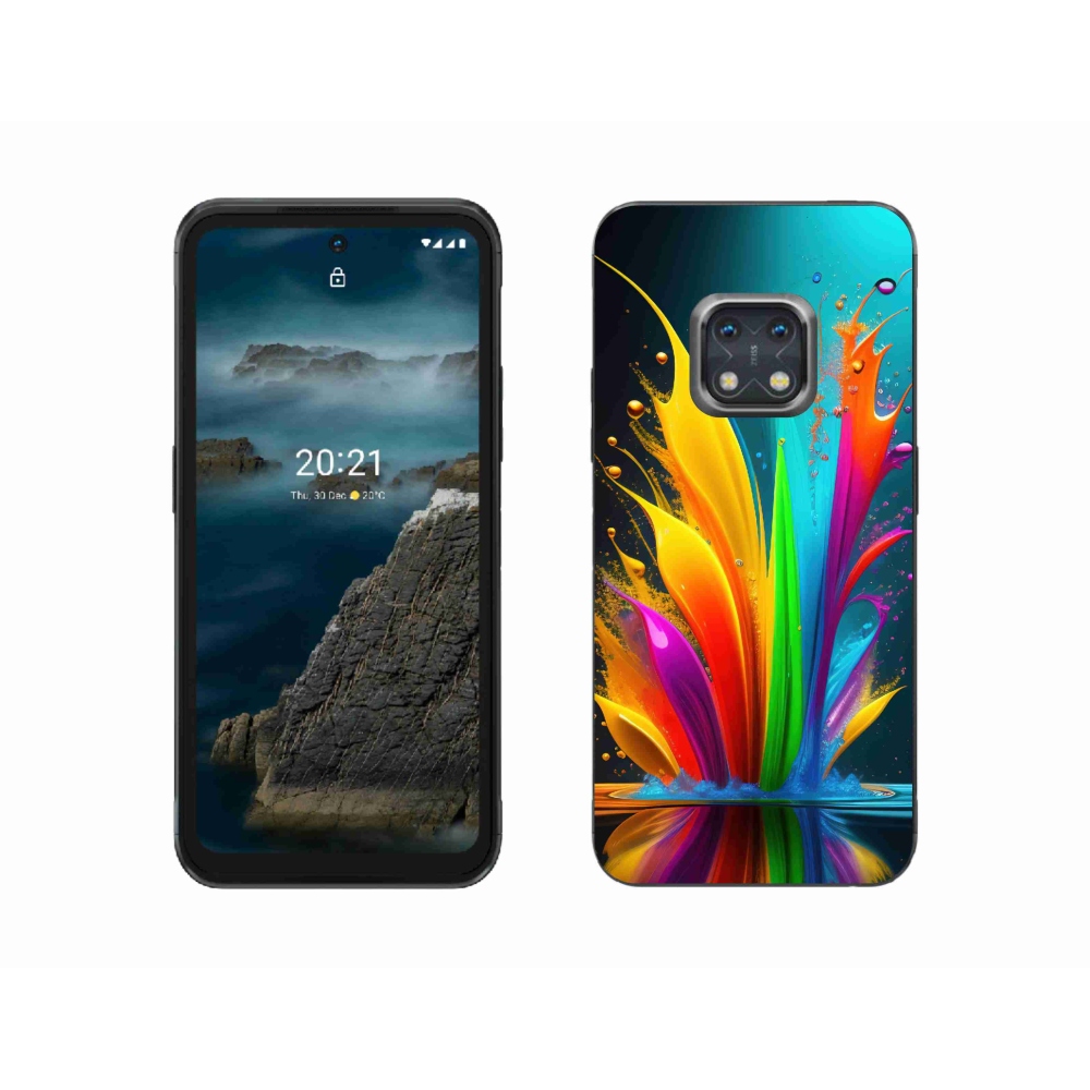 Zselés borítás mmCase a Nokia XR20 készülékhez - absztrakt motívum 1