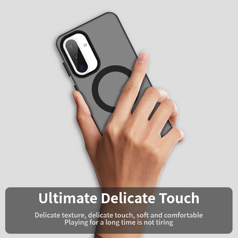 Candy zselés tok MagSafe Samsung Galaxy A36 5G/A56 5G - fekete