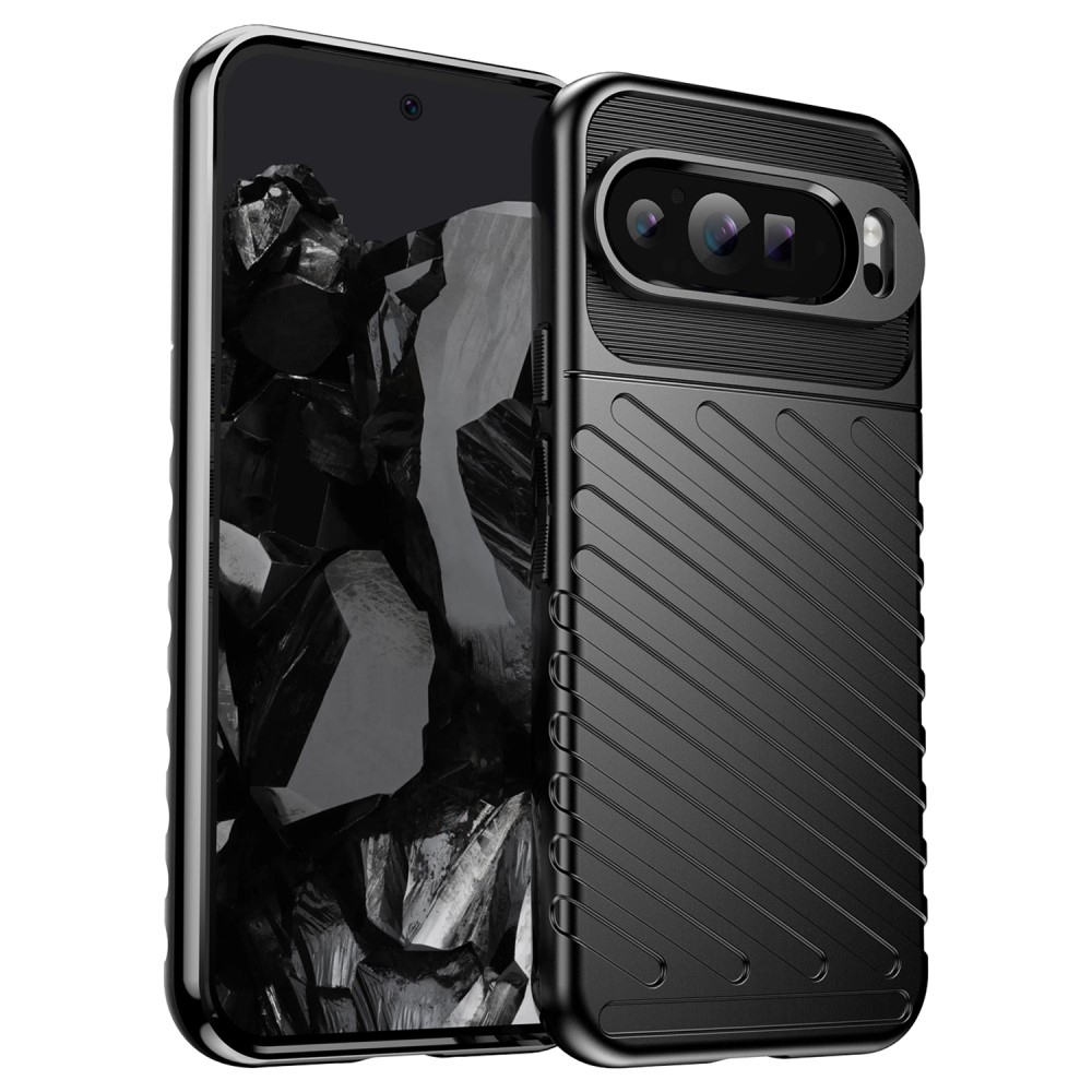 Thunder tartós zselés tok a Google Pixel 9 Pro XL-hez - fekete