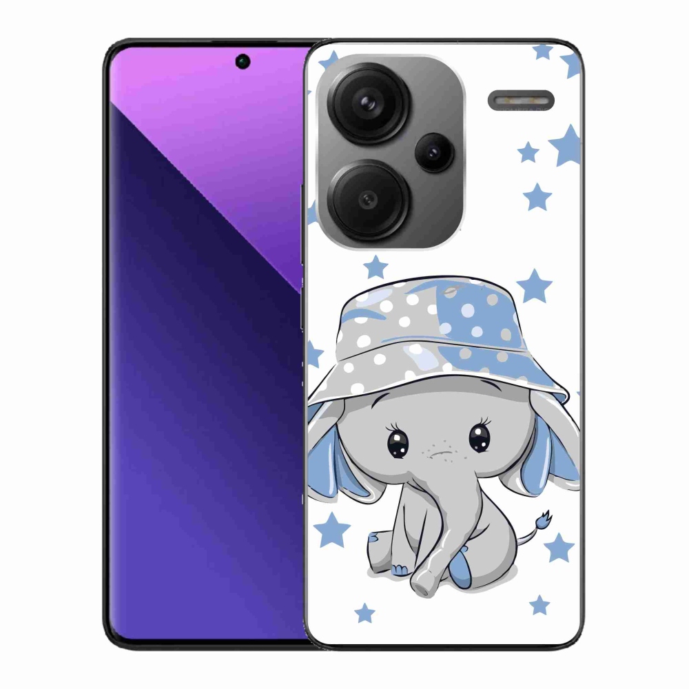 Gél borítás mmCase a Xiaomi Redmi Note 13 Pro+ 5G - kék elefánthoz