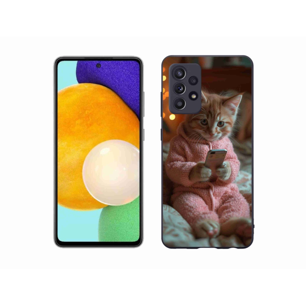 Zselés borítás mmCase Samsung Galaxy A52s 5G - baba mobillal