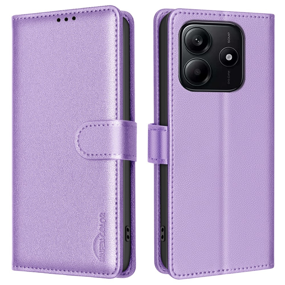 BNF könyvtáska Xiaomi Redmi Note 14 5G - lila