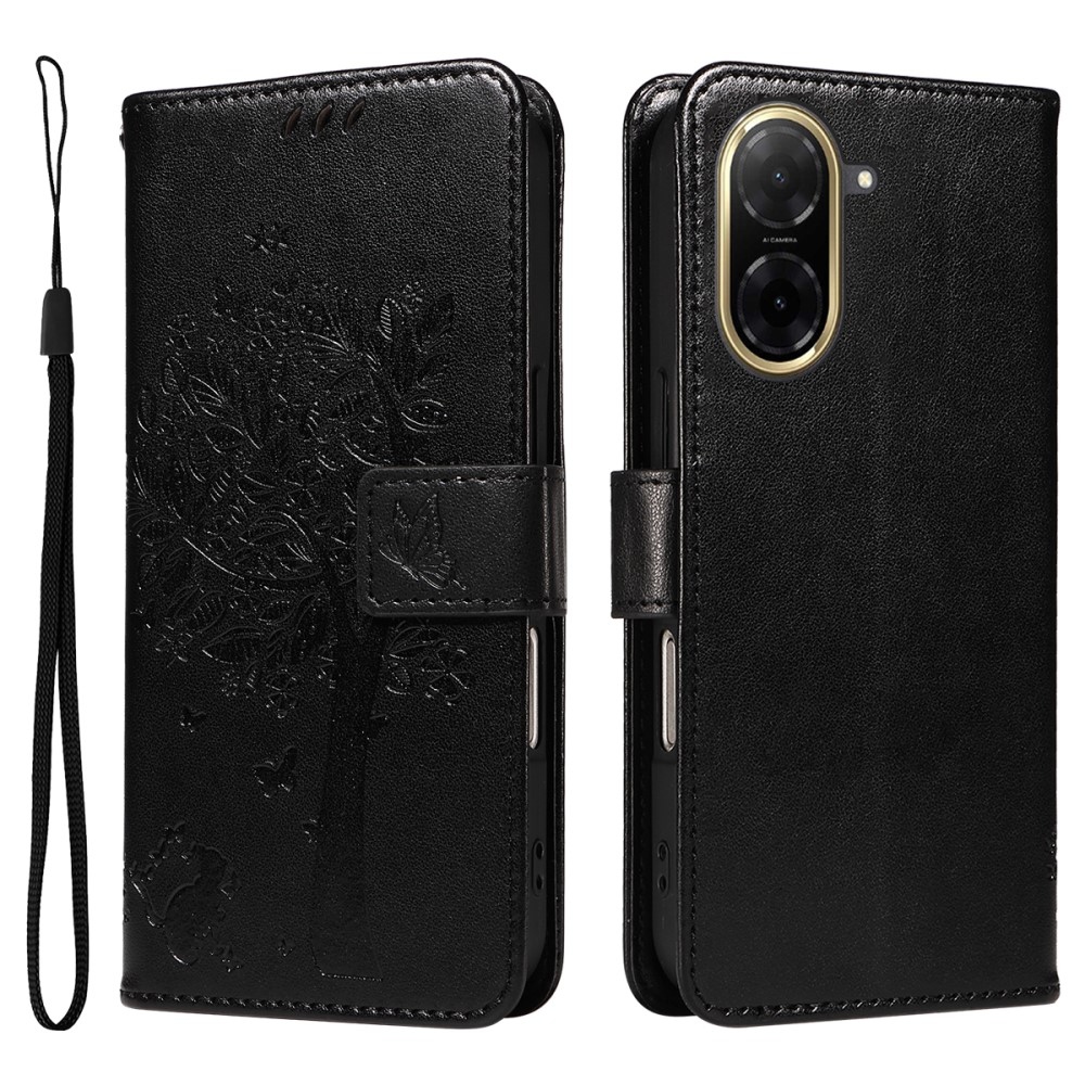 Fák könyve tok Xiaomi Redmi A5 (171.7x77.8x8.3mm) - fekete