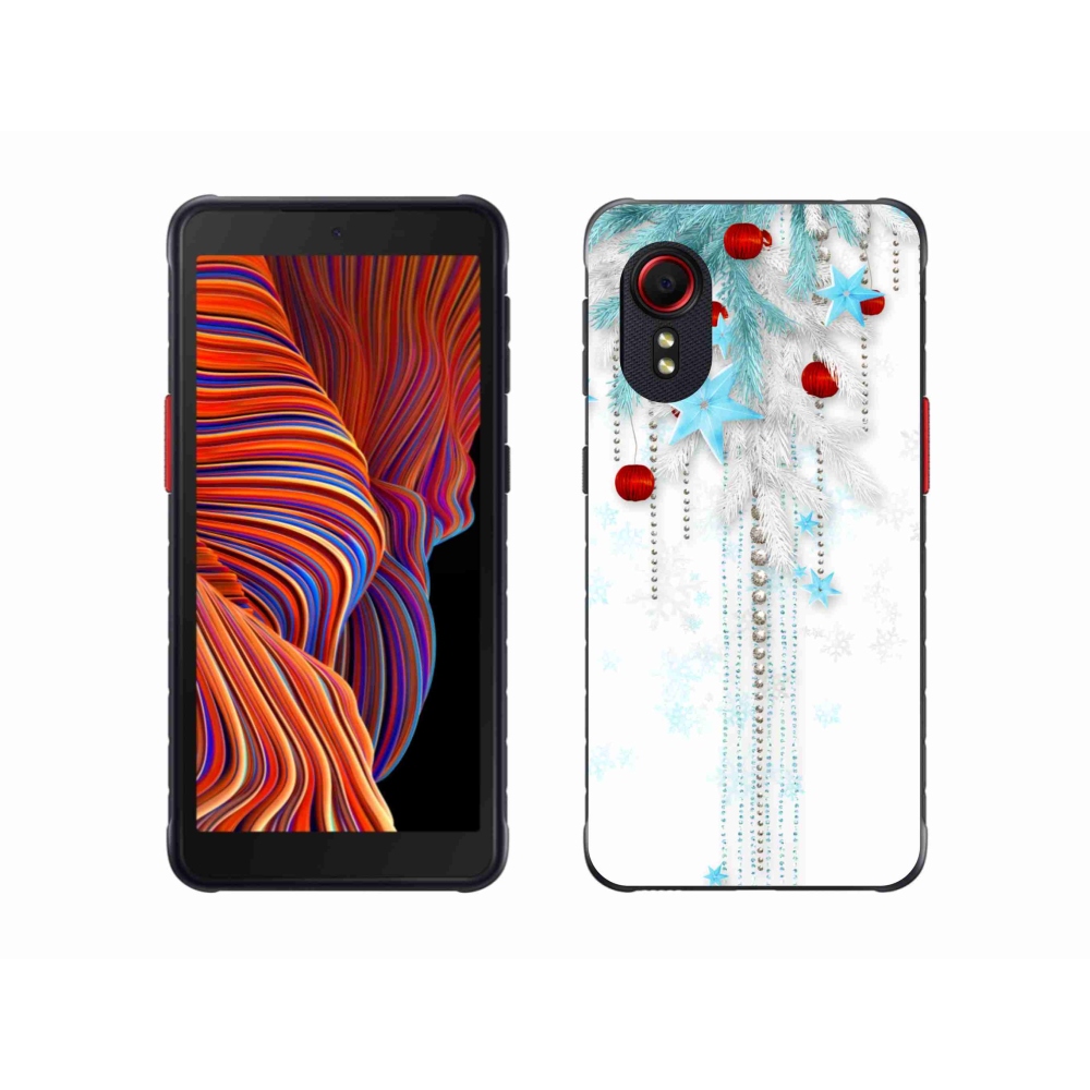 Gél borítás mmCase Samsung Galaxy Xcover 5 készülékhez - karácsonyi díszek