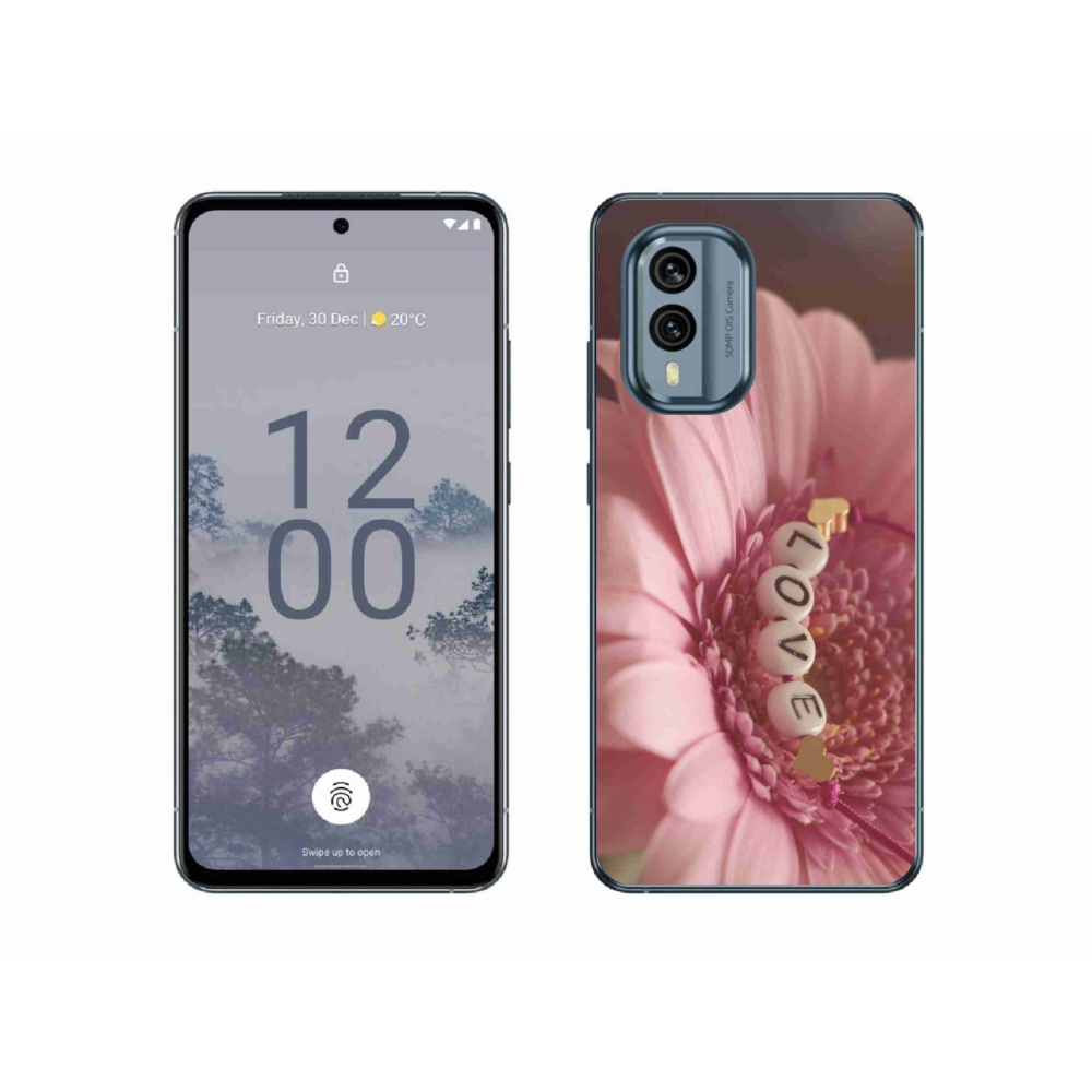 Gél borítás mmCase a Nokia X30 5G készülékhez - medál szerelem