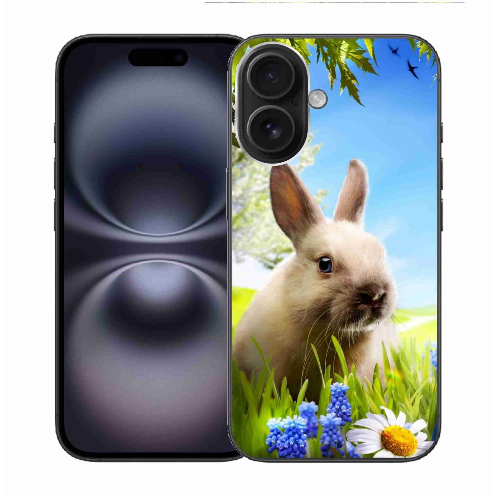 Gél borítás mmCase iPhone 16 készülékhez - nyuszi