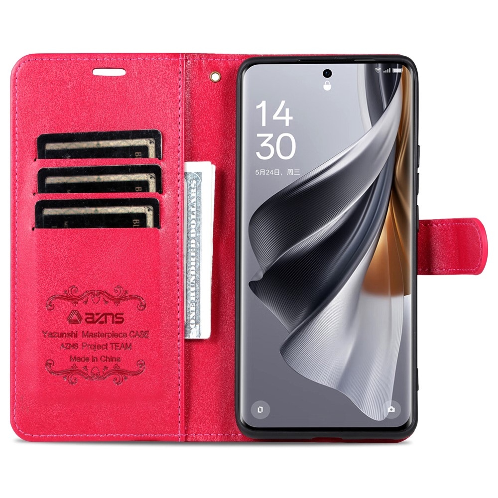 AZNS könyvtáska Huawei Pura 70 Pro-hoz - piros