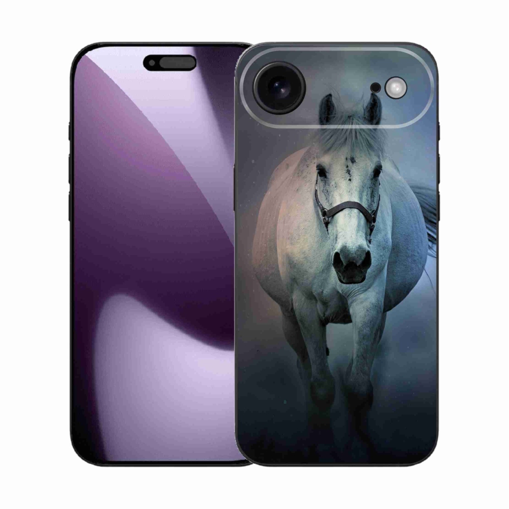 Gél borítás mmCase iPhone 17 Air készülékhez - futó fehér ló