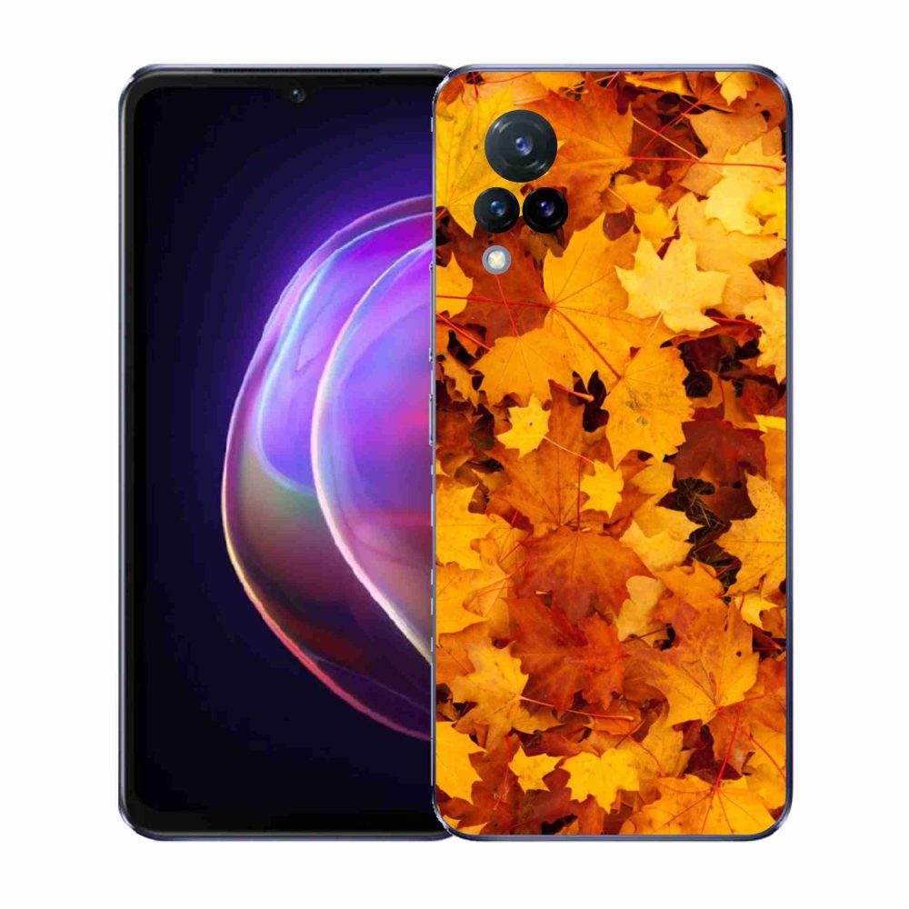 Gél borítás mmCase a Vivo V21 4G/5G készülékhez - juharlevelek