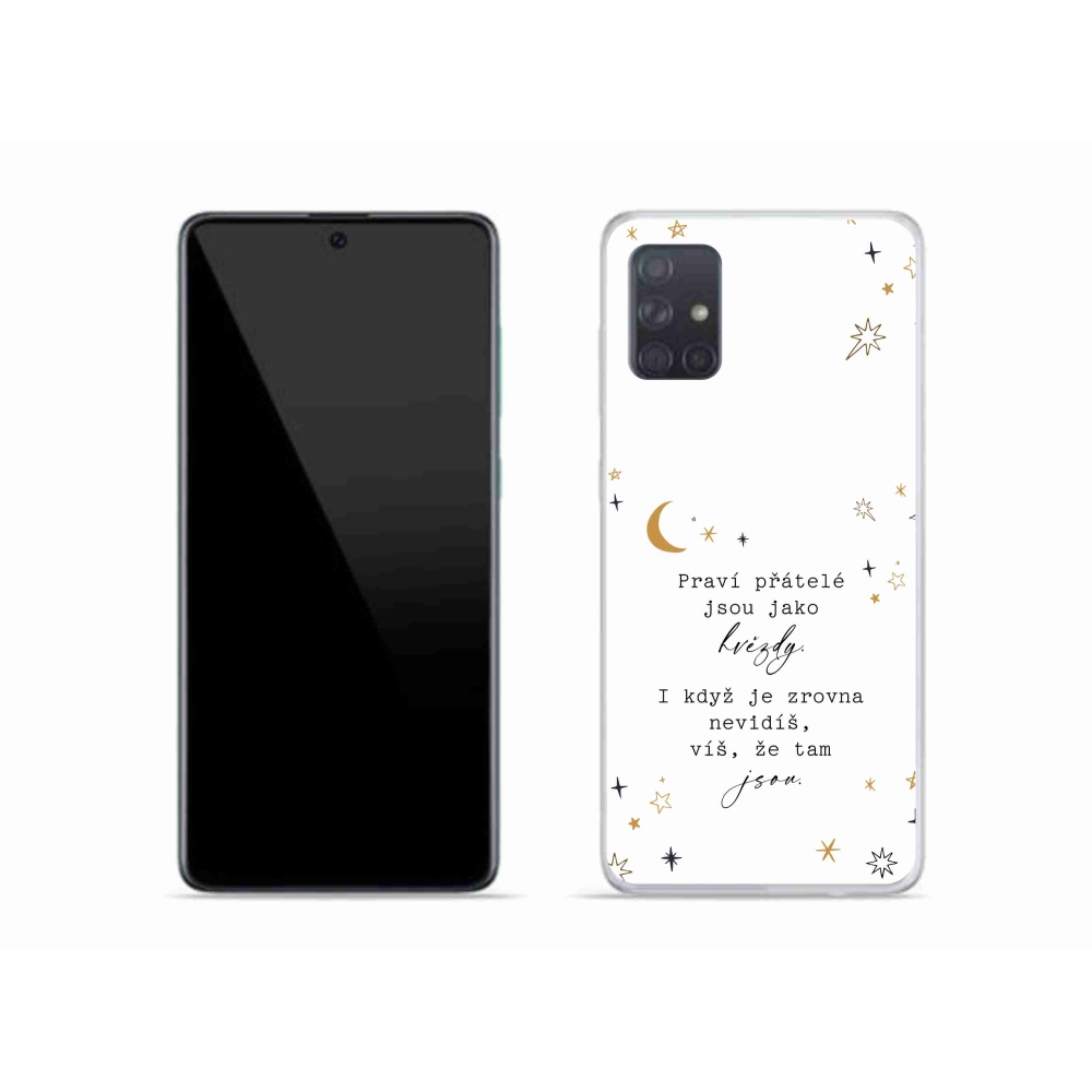 Gél borító mmCase Samsung Galaxy A51 - idézem 6 fehér háttérrel