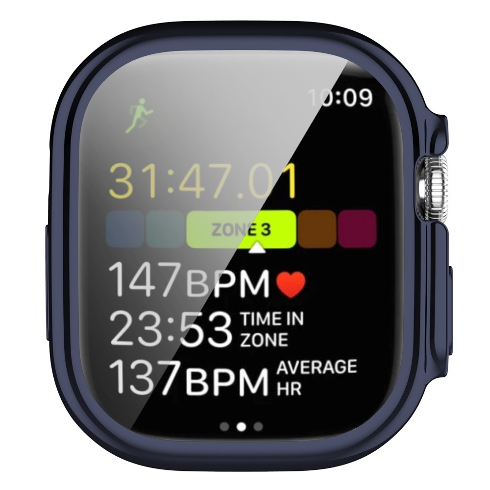 Puha, pattintható zselés védőtok Apple Watch Ultra/Ultra 2 49 mm-es órához - sötétkék