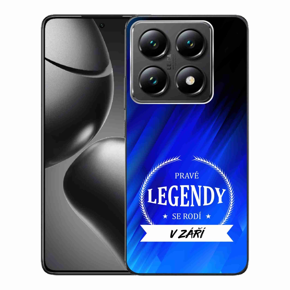 Gél borítás mmCase a Xiaomi 14T Pro - Legendák szeptemberben kék háttérrel