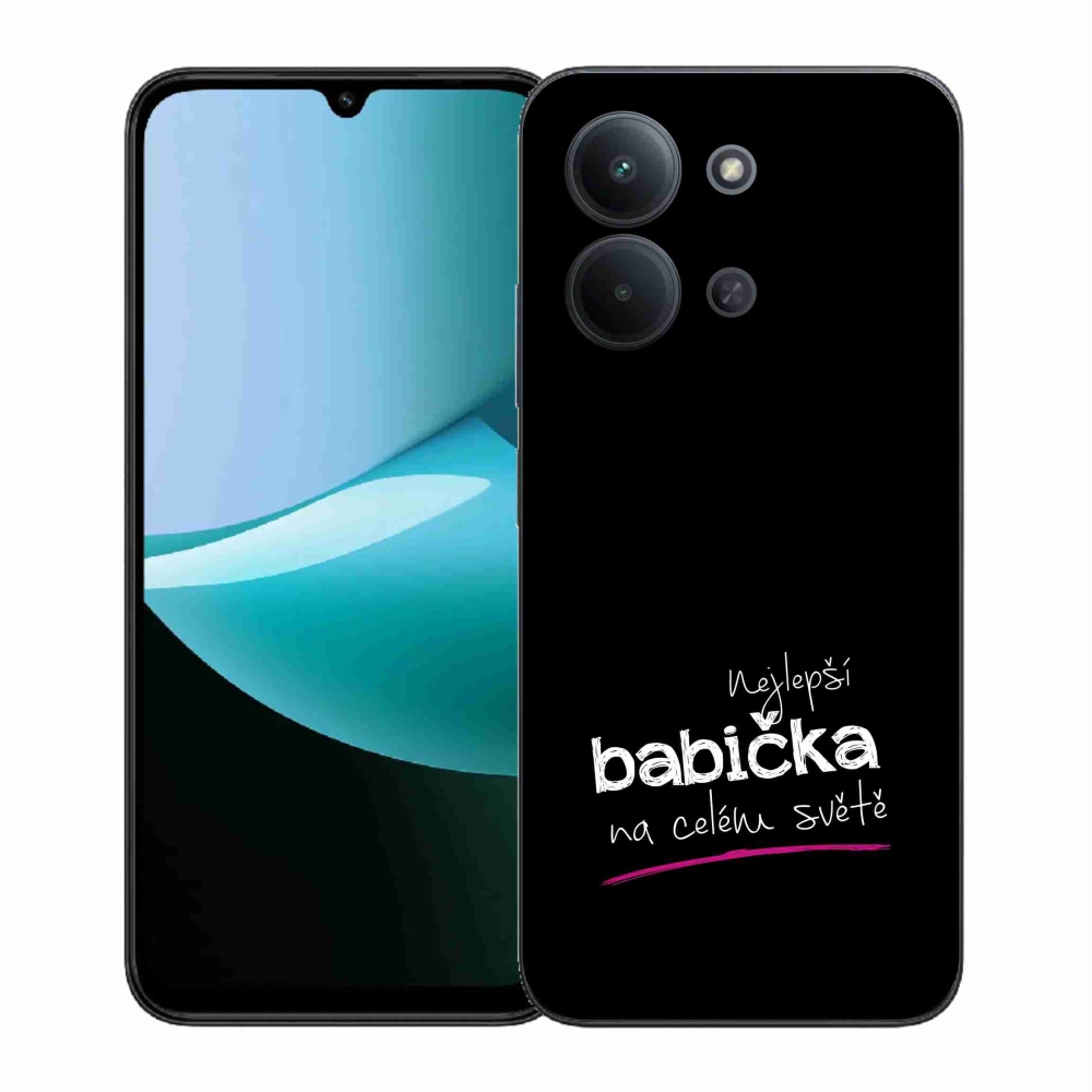 Gél borítás mmCase a Xiaomi Redmi 15C 4G (171mm)/Poco C85 4G (171mm) - legjobb nagyi 4 fekete háttérrel