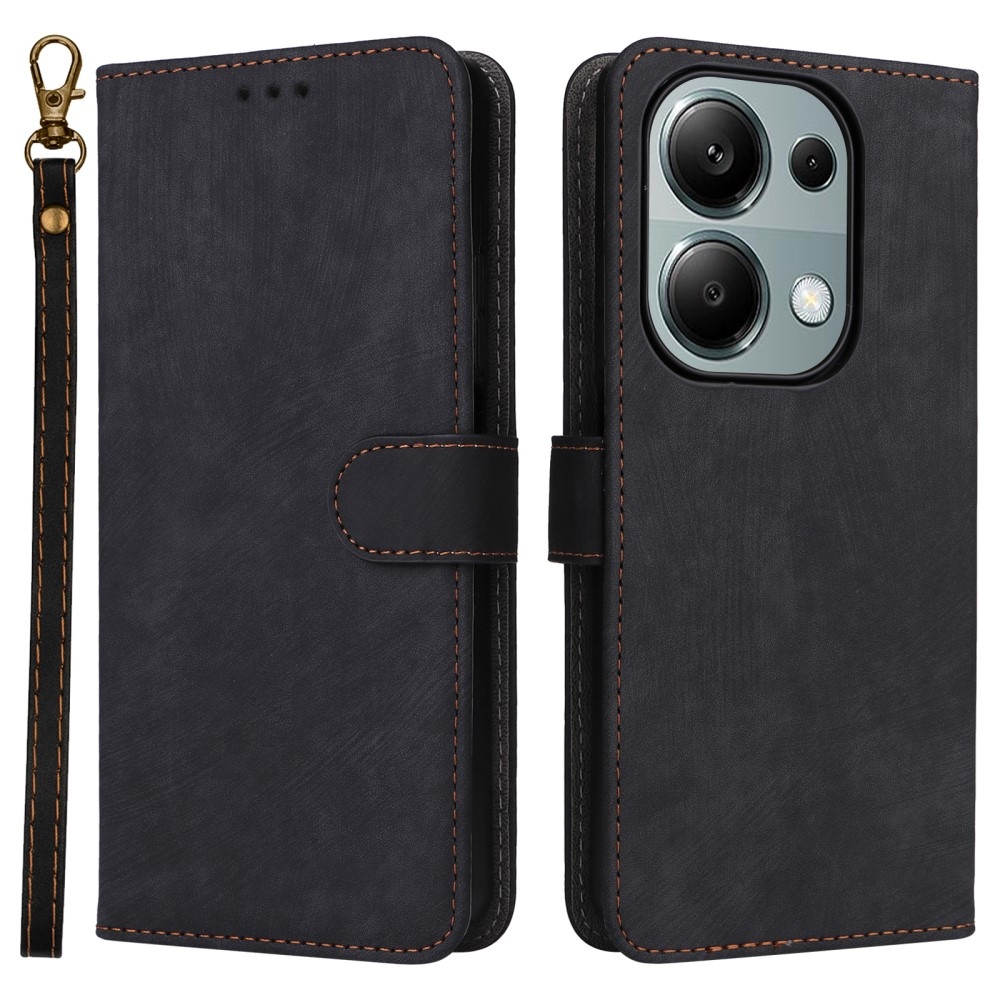 RFID könyvtáska Xiaomi Redmi Note 14S/Note 13 Pro 4G/Poco M6 Pro - fekete