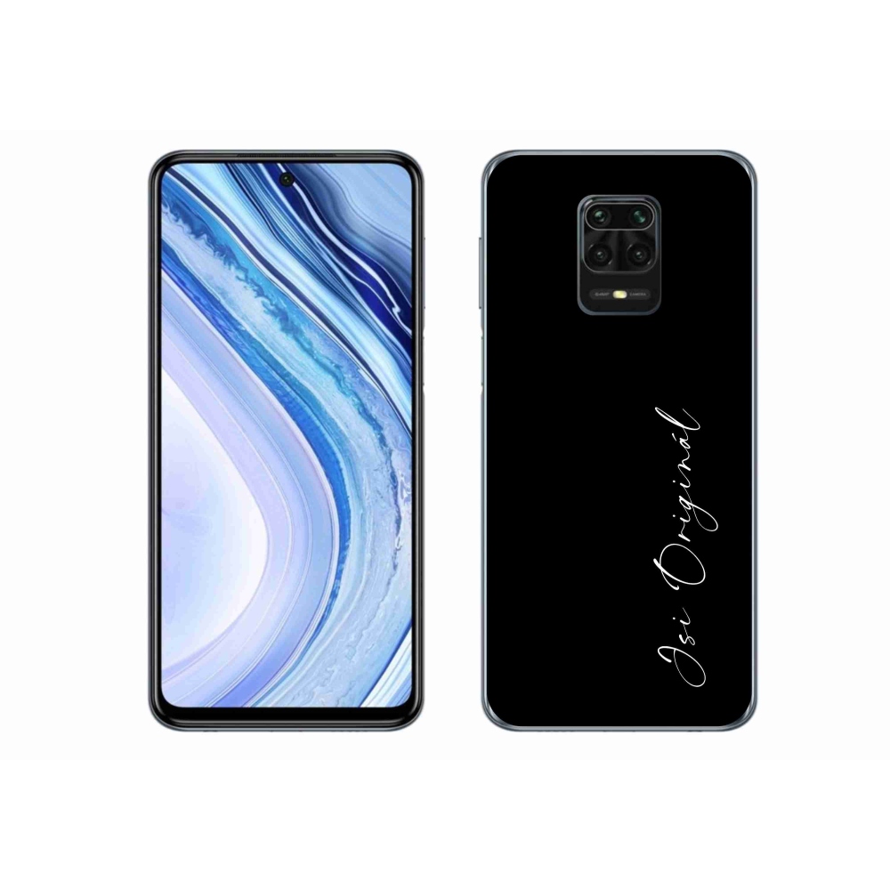 Gél borító mmCase a Xiaomi Redmi Note 9S - te vagy az eredeti fekete háttérrel