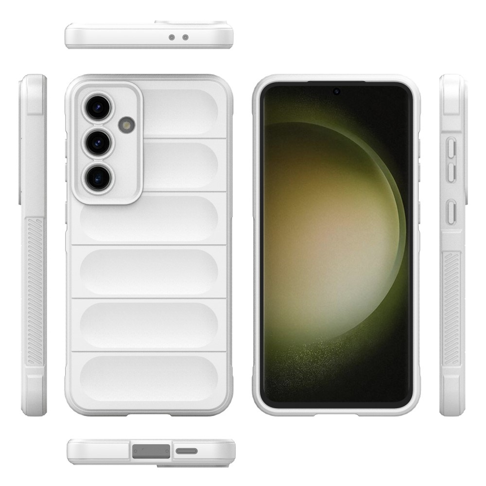 Rugg tartós zselés tok Samsung Galaxy S24 FE készülékhez - fehér