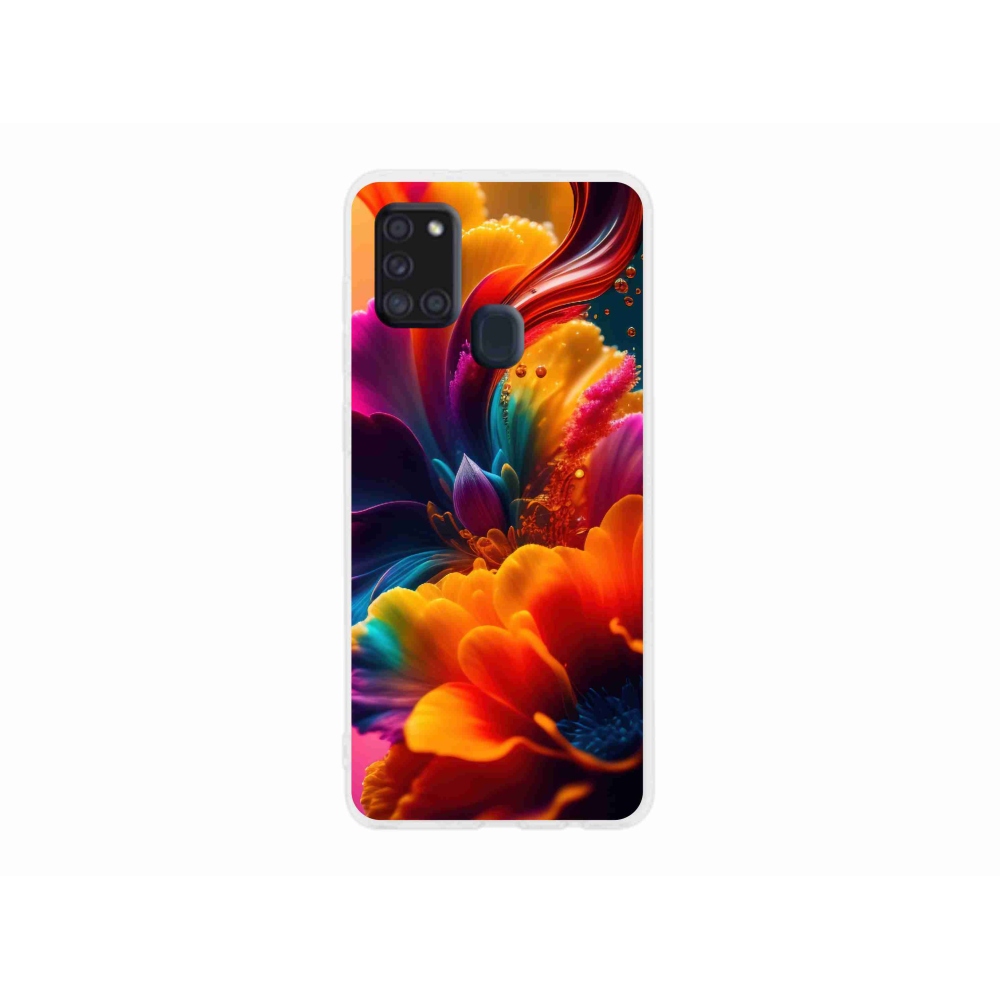 Gél borítás mmCase Samsung Galaxy A21s készülékhez - absztrakt motívum 2