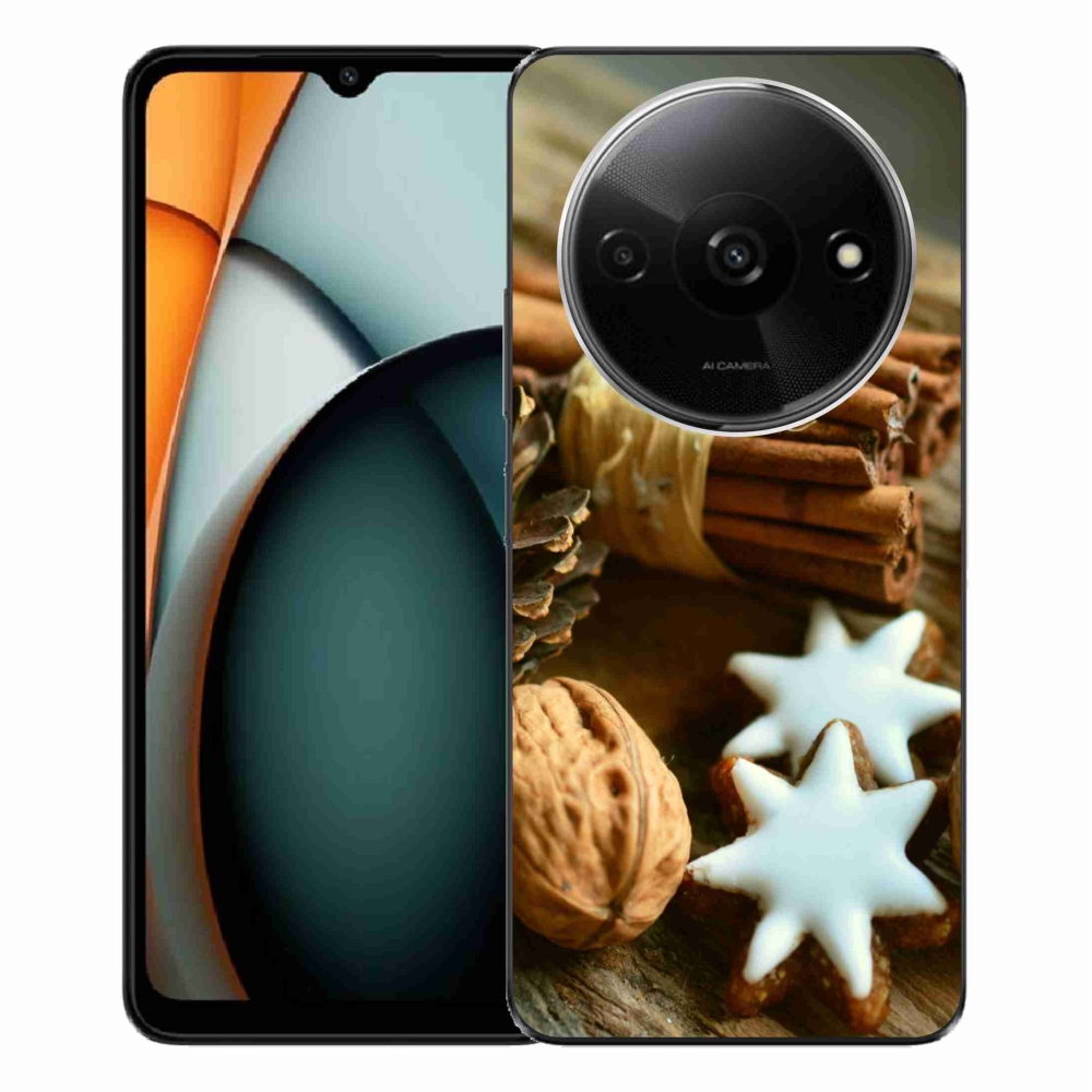 Gél borítás mmCase a Xiaomi Redmi A3-hoz - fahéj és mézeskalács