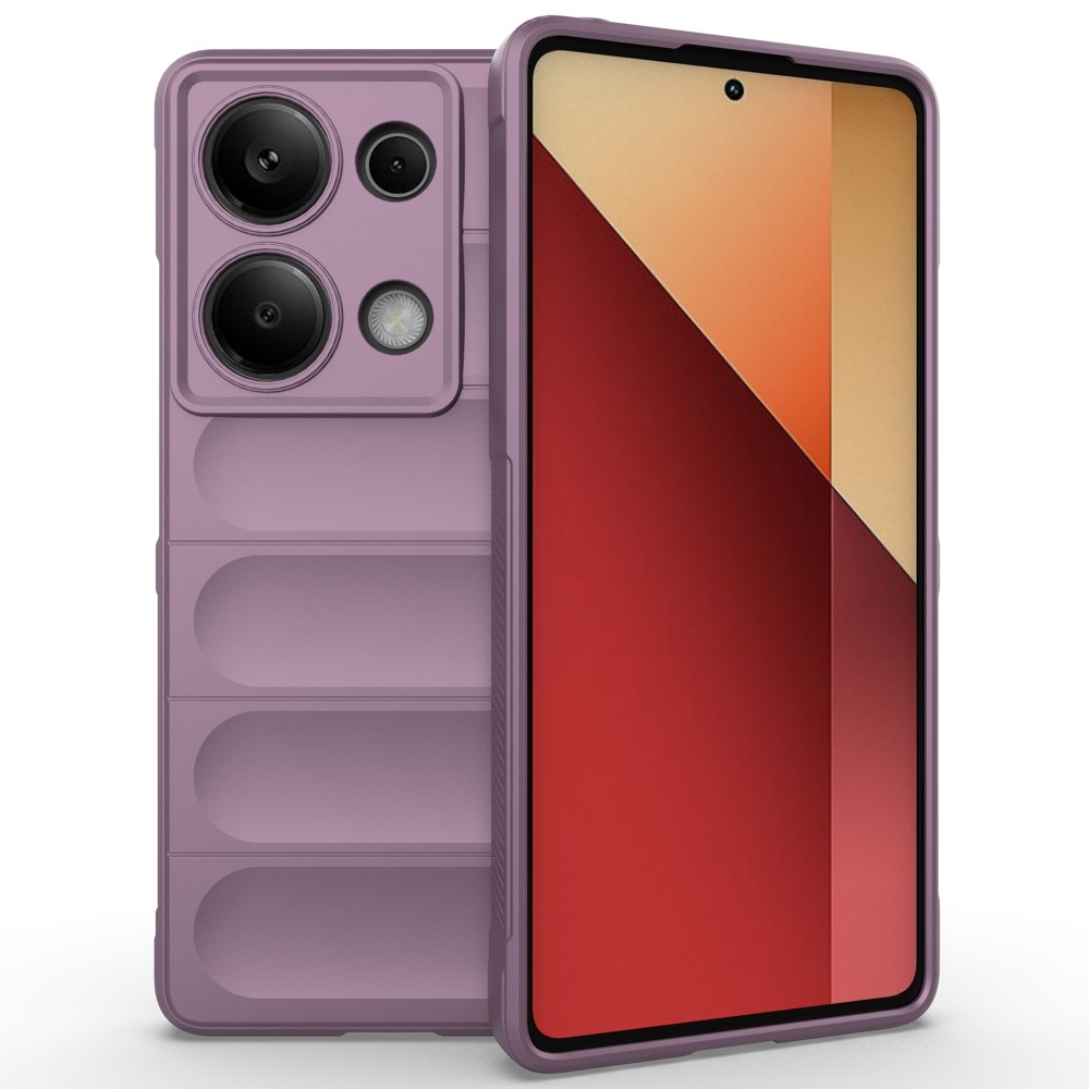 Rugg tartós zselés tok Xiaomi Redmi Note 13 Pro 4G/Poco M6 Pro - világos lila