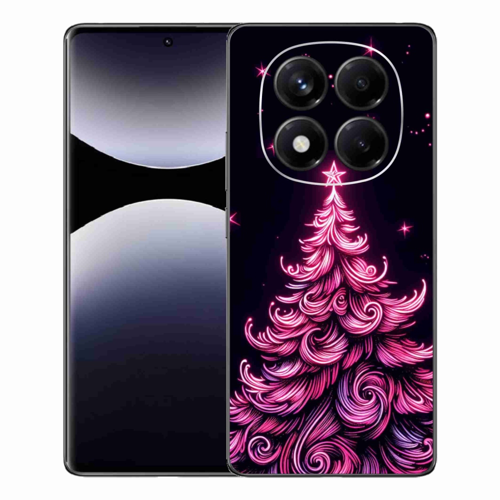 Gél borítás mmCase a Xiaomi Redmi Note 14 Pro számára - neon karácsonyfa 2