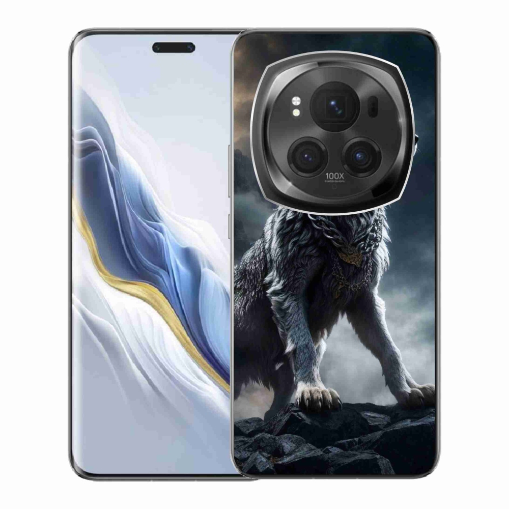 Gél borítás mmCase a Honor Magic 6 Pro 5G készülékhez - farkas 1