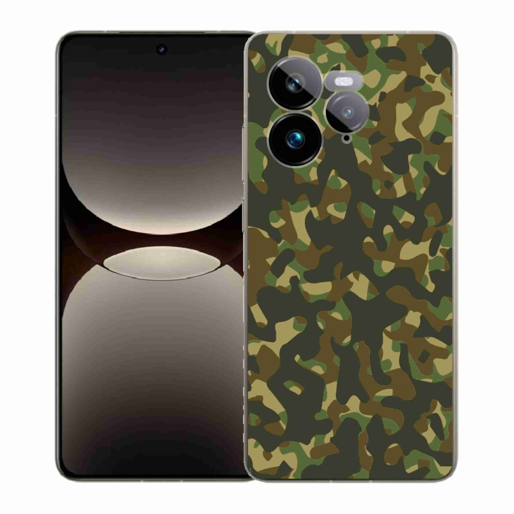 Gél borítás mmCase a Realme GT 7 Pro 5G számára - álcázó mintázat 1