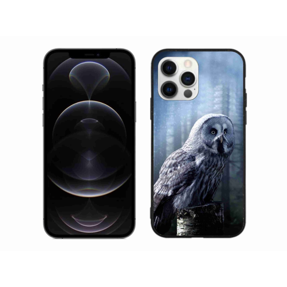 Zselés borítás mmCase iPhone 12 Pro Max készülékhez - bagoly