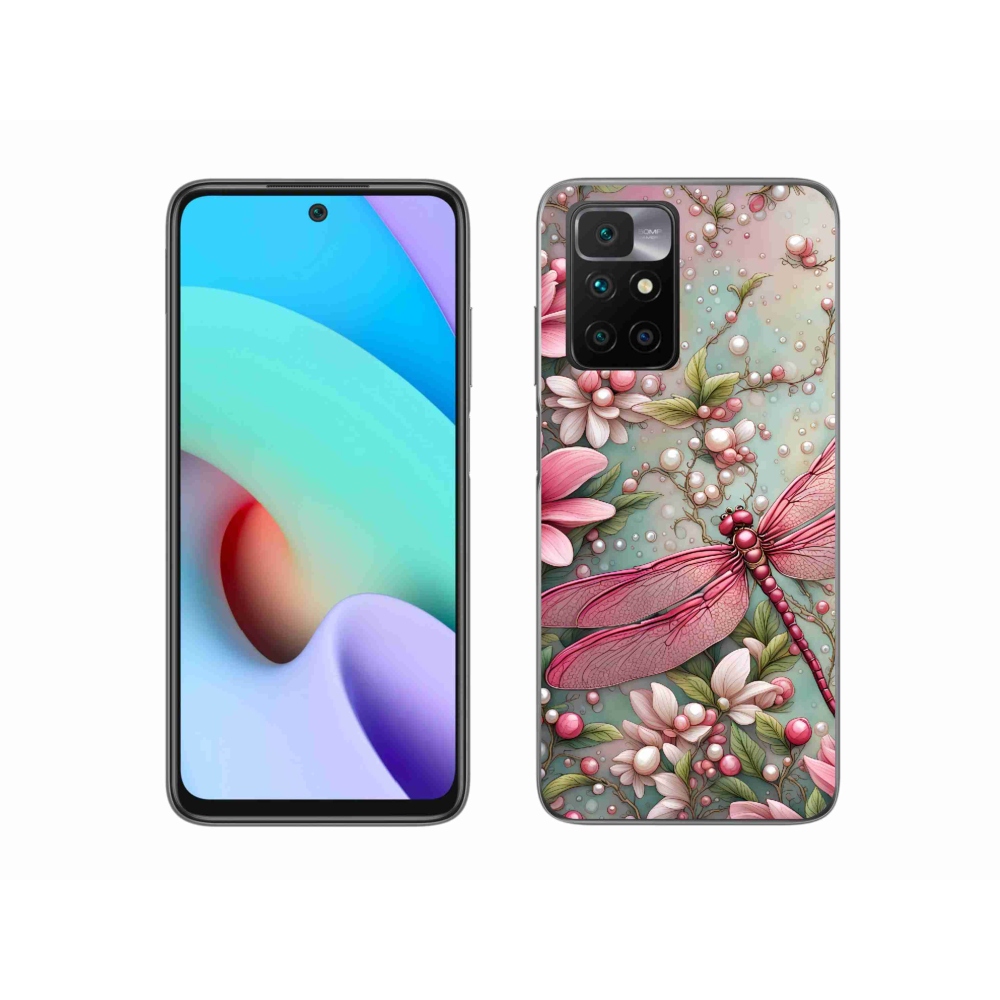 Zselés borítás mmCase a Xiaomi Redmi 10/Redmi 10 (2022) - szitakötőhöz