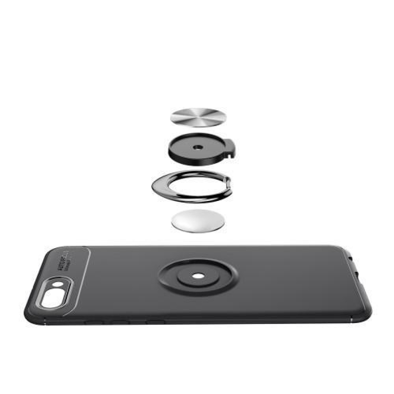 Mágneses zselés tok Honor View 10 készülékhez - fekete/rózsaszín
