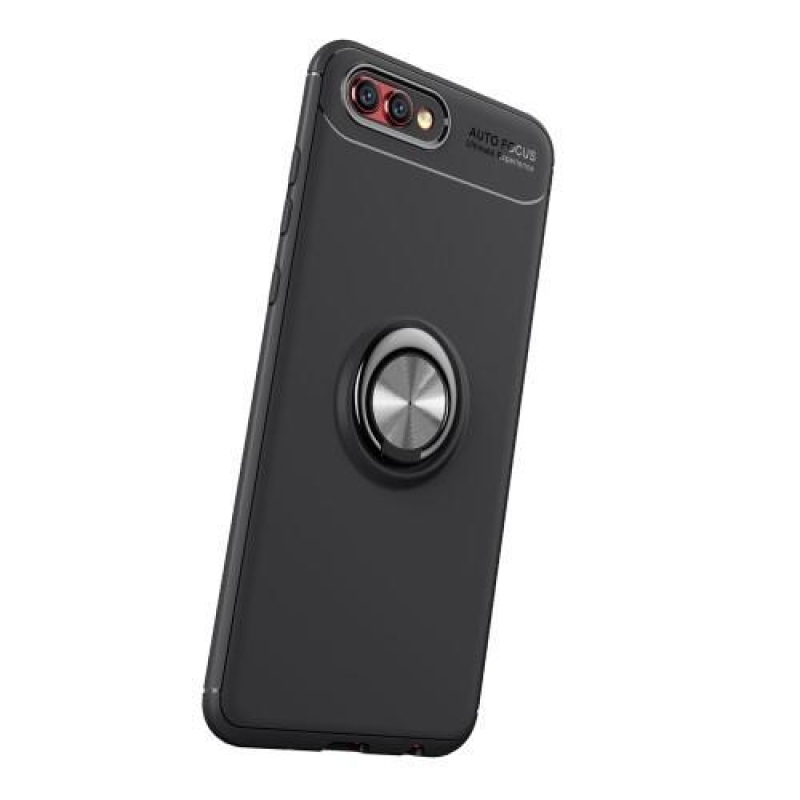 Mágneses zselés tok Honor View 10 készülékhez - fekete/szürke