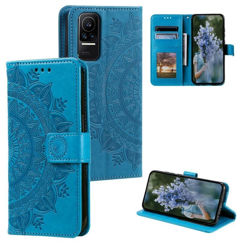 Mandala könyv tok a Xiaomi 13 Lite-hoz - kék