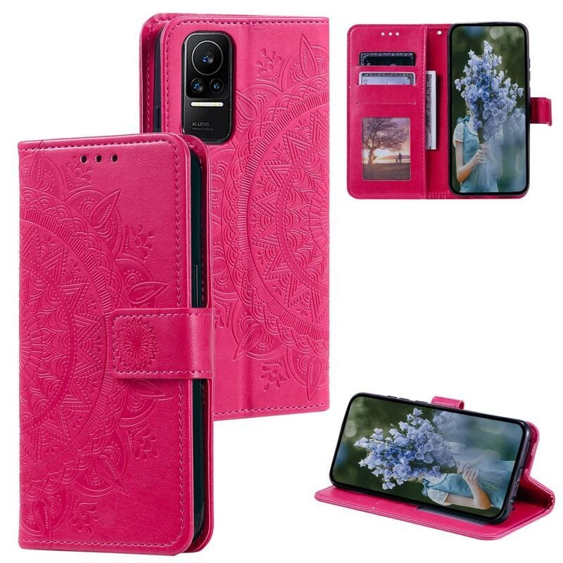 Mandala könyv tok Xiaomi 13 Lite-hoz - rózsaszínű