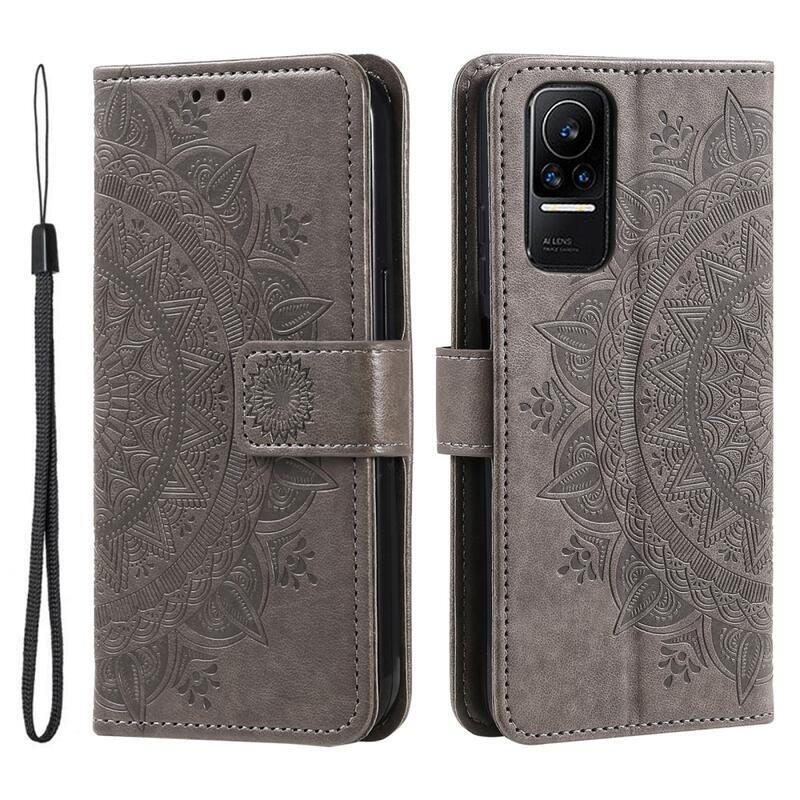 Mandala könyv tok Xiaomi 13 Lite-hoz - szürke