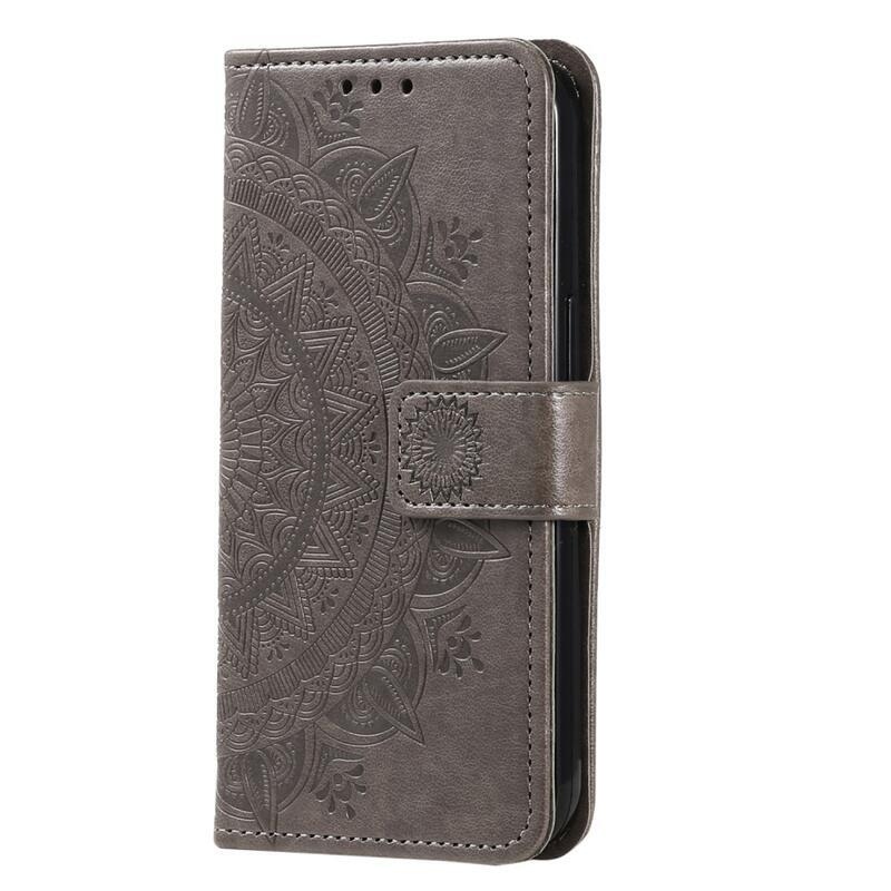 Mandala könyv tok Xiaomi 13 Lite-hoz - szürke