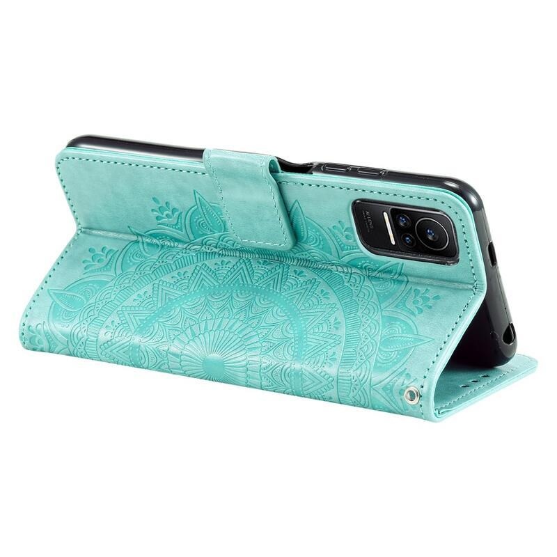 Mandala könyv tok Xiaomi 13 Lite-hoz - zöld