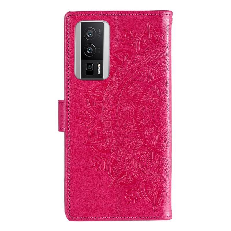 Mandala könyv tok a Xiaomi Poco F5 Pro számára - rózsaszínű