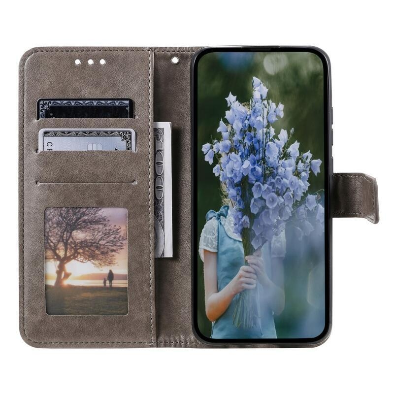 Mandala könyv tok a Xiaomi Poco F5 Pro számára - szürke