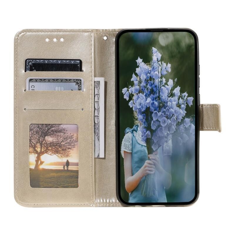Mandala könyv tok a Xiaomi Poco F5 Pro számára - arany színben