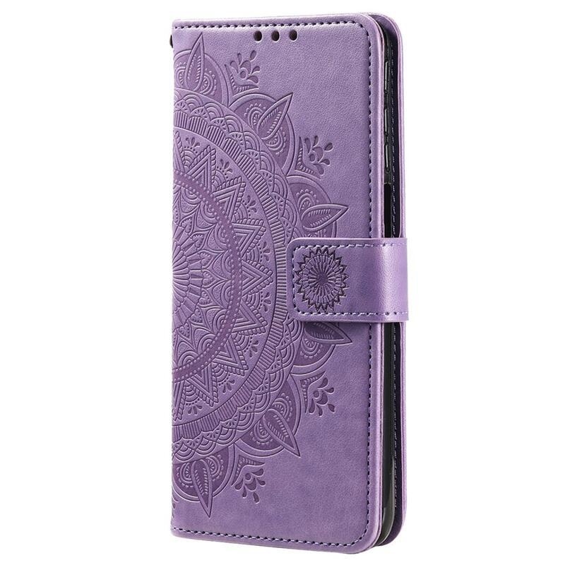 Mandala könyv tok a Xiaomi Redmi 10A-hoz - lila