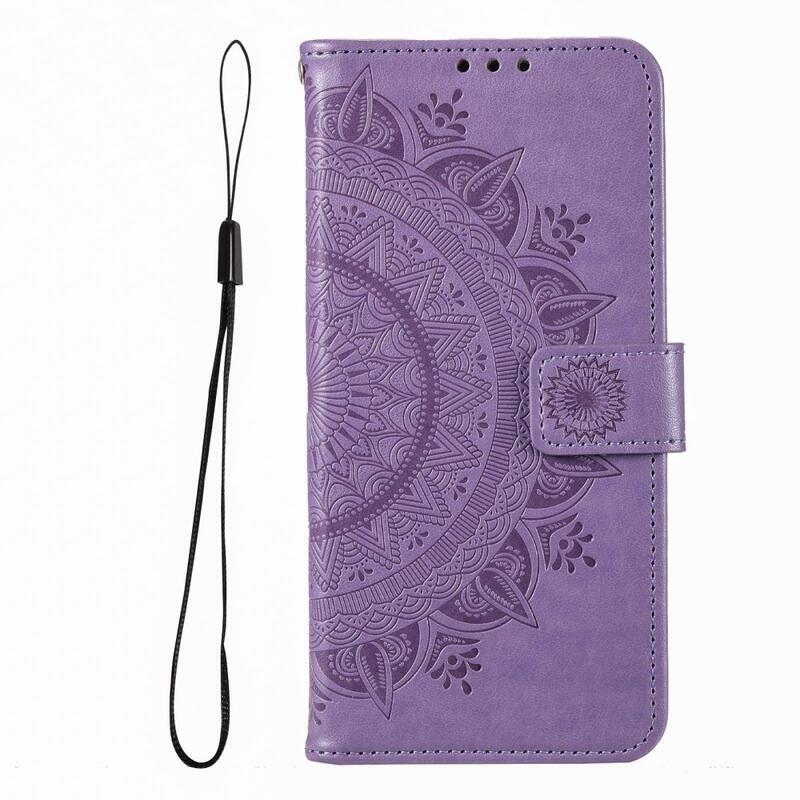 Mandala könyv tok a Xiaomi Redmi Note 12 Pro+ 5G számára - lila