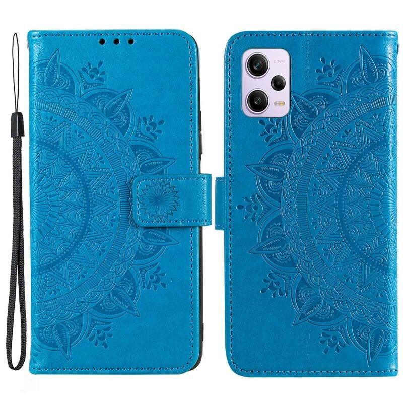 Mandala könyv tok a Xiaomi Redmi Note 12 Pro+ 5G számára - kék