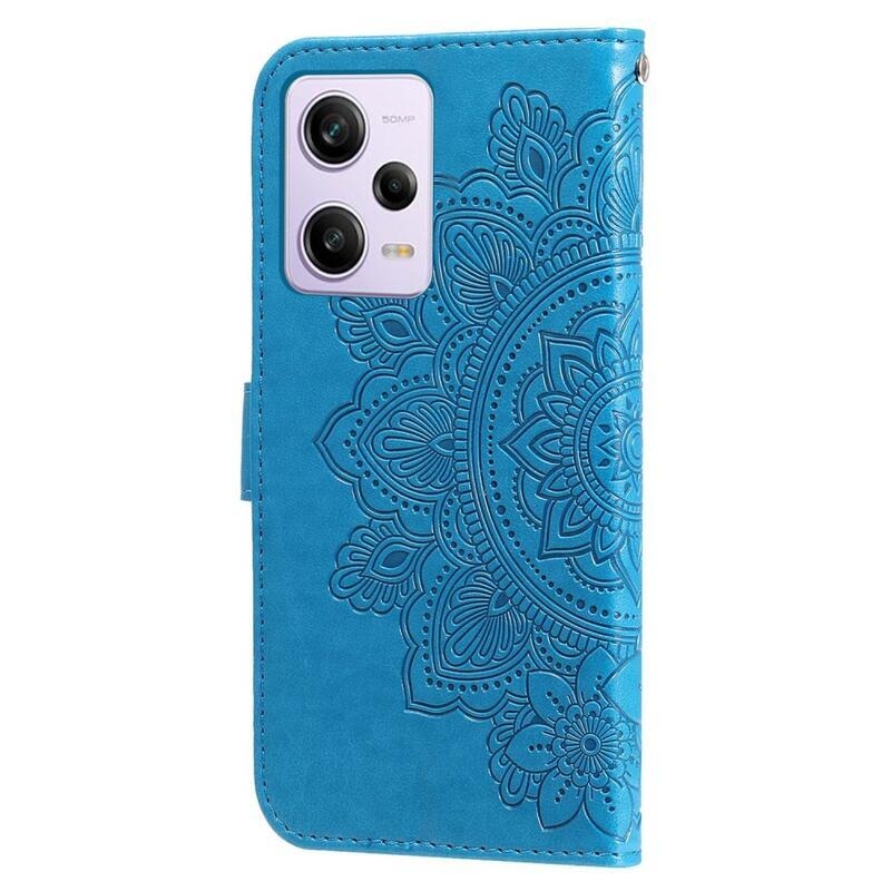Mandala könyv tok Xiaomi Redmi Note 12 Pro 5G/Poco X5 Pro 5G - kék