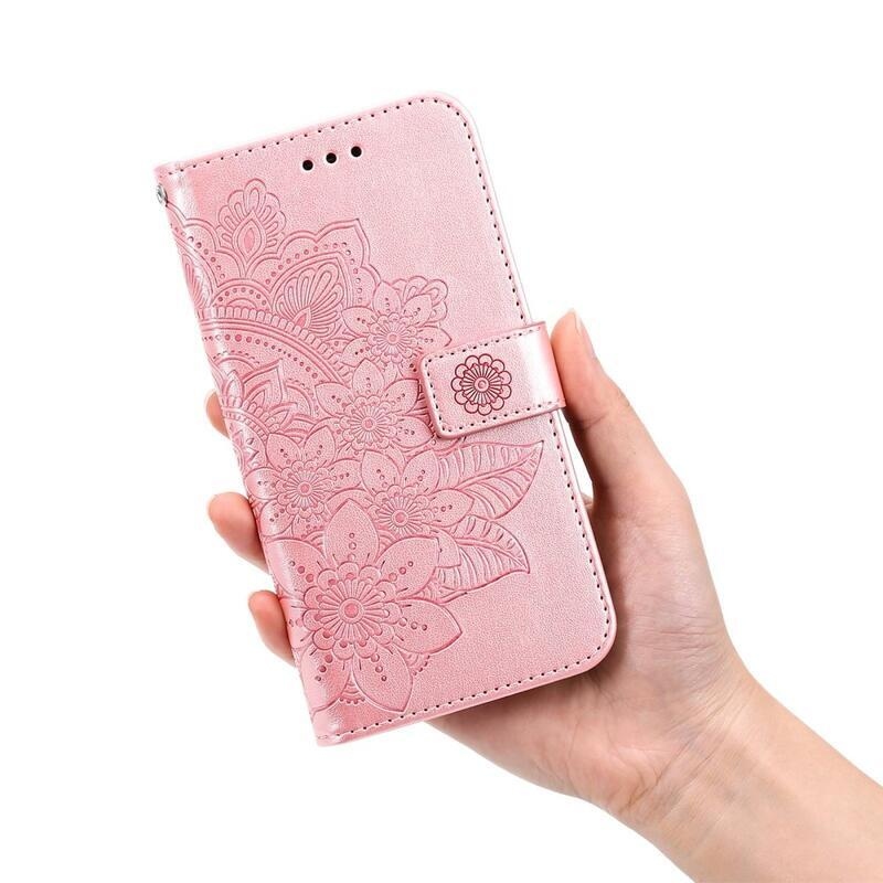 Mandala könyv tok Xiaomi Redmi Note 12 Pro 5G/Poco X5 Pro 5G - rózsaszínű