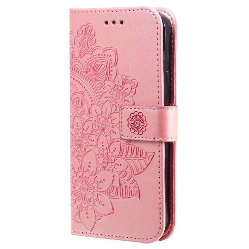 Mandala könyv tok Xiaomi Redmi Note 12 Pro 5G/Poco X5 Pro 5G - rózsaszínű