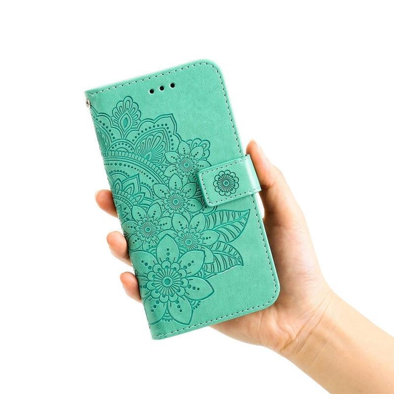 Mandala könyv tok Xiaomi Redmi Note 12 Pro 5G/Poco X5 Pro 5G - zöld